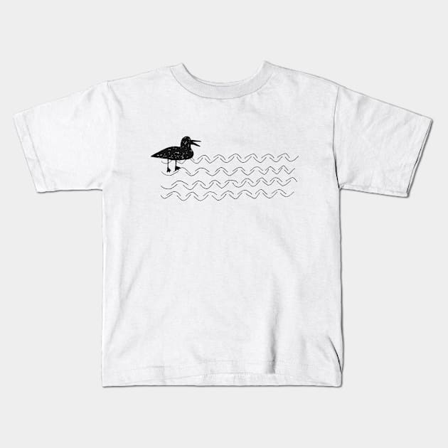 Albatross of Piran Kids T-Shirt by What_a_Fly!